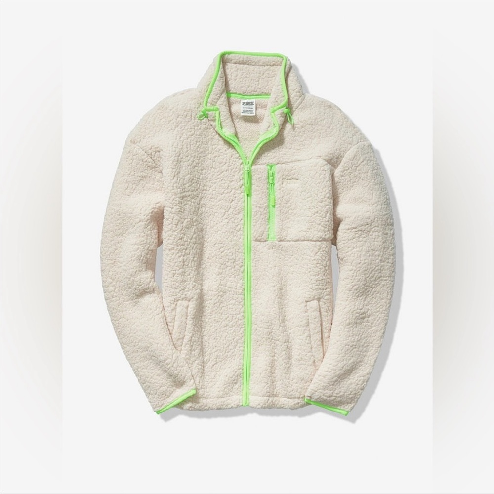 PINK Victoria’s Secret sherpa jacket